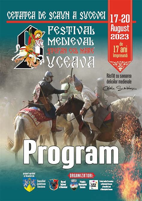 Programul complet al Festivalului de Artă Medievală de la Suceava